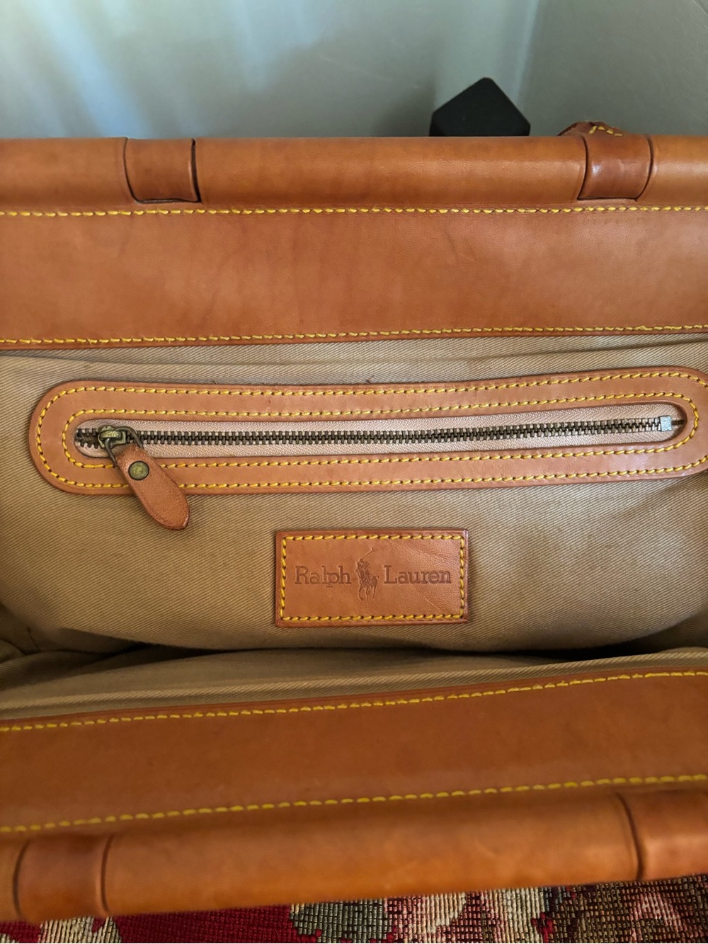 RALPH LAUREN CARPET BAG - Picture 10 of 14